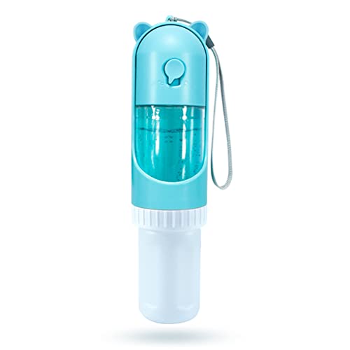 KINSPON 2 in 1 Leicht zu Tragen Haustier Multifunktionale Wasserflasche Hund Cup für Anti-Leakage Rückfluss von KINSPON