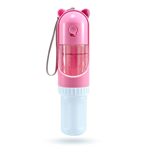 KINSPON 2 in 1 Leicht zu Tragen Haustier Multifunktionale Wasserflasche Hund Cup für Anti-Leakage Rückfluss von KINSPON