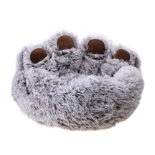 KINSPON BearPawShape Katzenbett, rutschfest, Plüschbett, kleines Kätzchen, weiches Schlafsofa, Kissen, Bettwäsche für Welpen, Haustierbedarf KINSPON BearPawShape Katzenbett, rutschfest, Plüschbett, kleines Kätzchen, weiches Schlafsofa, Kissen, Bettwäsche für Welpen, Haustierbedarf von KINSPON