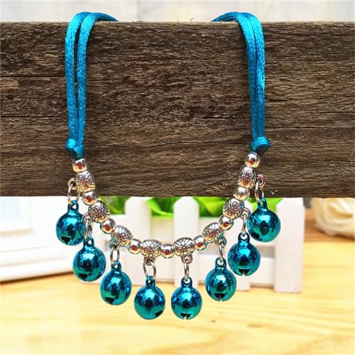 KINSPON Halsband für Hunde und Katzen, Glöckchen, verstellbare Glöckchen, Halskette, Anti-Lost, tibetisch, tibetischer Stil KINSPON Halsband für Hunde und Katzen, Glöckchen, verstellbare Glöckchen, Halskette, Anti-Lost, tibetisch, tibetischer Stil von KINSPON