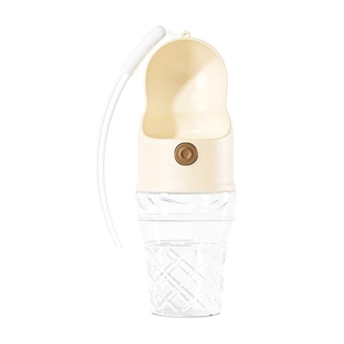 KINSPON Haustier Wasserflasche Schüssel Wasserbehälter Go Out Outdoor Trinkbecher Faltbar 280ml Trinkspender Wasserbehälter von KINSPON