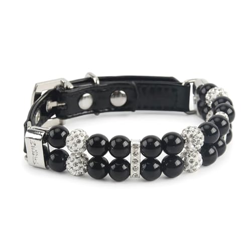 KINSPON Hunde-Hochzeitszubehör, verstellbare Welpenhalsbänder, Schmuck, Perlen, Halskette, zarte Strasssteine, Geburtstagsparty, Foto-Requisiten KINSPON Hunde-Hochzeitszubehör, verstellbare Welpenhalsbänder, Schmuck, Perlen, Halskette, zarte Strasssteine, Geburtstagsparty, Foto-Requisiten von KINSPON