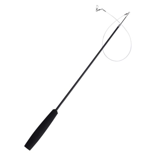 KINSPON Katzen-Zauberstab-Spielzeug für Indoor-Katzen und Katzen, ausziehbarer Stab, langer Stab, Katzen und Katzen, lustiges Spielzeugzubehör KINSPON Katzen-Zauberstab-Spielzeug für Indoor-Katzen und Katzen, ausziehbarer Stab, langer Stab, Katzen und Katzen, lustiges Spielzeugzubehör von KINSPON