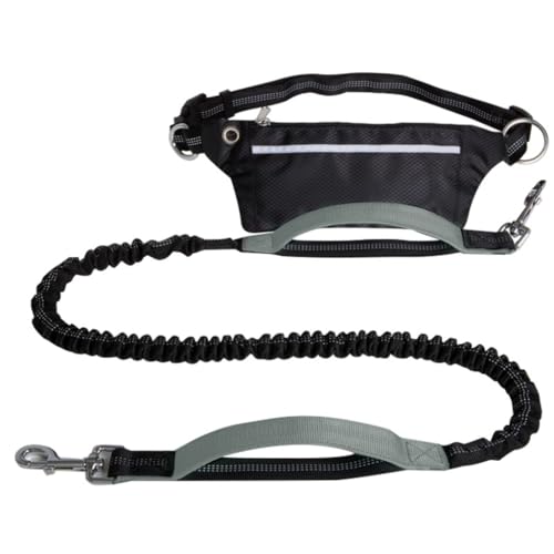 KINSPON Multifunktionale Gürteltasche mit langem Leine, Set zum Laufen, Joggen, reflektierend, für Sport von KINSPON