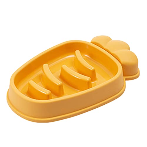 KINSPON Pet Slow Eating Feeder für Katze Karottenform Hundenapf für Katzennäpfe mit Bewässerungs-Leckerli-Matte Interaktiv für Hund von KINSPON
