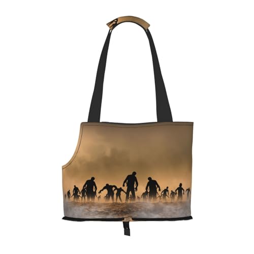 Many Zombie Tragetasche für kleine Hunde, Haustier-Umhängetasche, tragbare Tragetasche für Hunde/Katzen Many Zombie Tragetasche für kleine Hunde, Haustier-Umhängetasche, tragbare Tragetasche für Hunde/Katzen von KIROJA