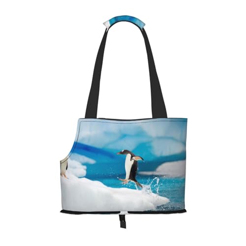 Pinguin Tragetasche für kleine Hunde, Schultertasche für Haustiere, tragbare Tragetasche für Hunde/Katze von KIROJA