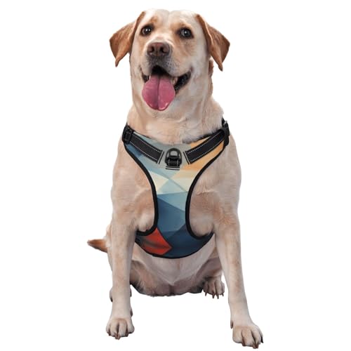 Color Vision Hundegeschirr, ausgestattet mit reflektierenden Haustiergurten und Schnellverschluss-Schnallen, geeignet für alle Arten von Hunden Color Vision Hundegeschirr, ausgestattet mit reflektierenden Haustiergurten und Schnellverschluss-Schnallen, geeignet für alle Arten von Hunden von KIRROWE
