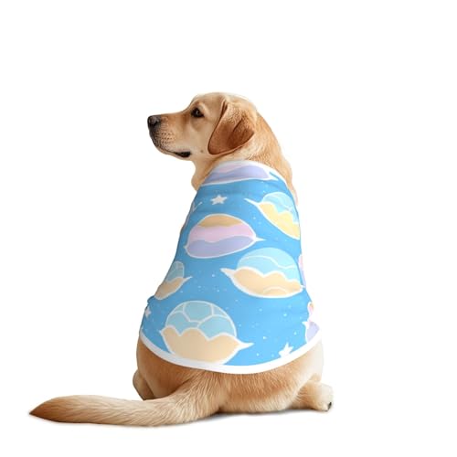 Dancing Bubbles Hunde-Shirt für große und mittelgroße Hunde – atmungsaktives Haustier-T-Shirt, perfekt für den Alltag und besondere Anlässe von KIRROWE