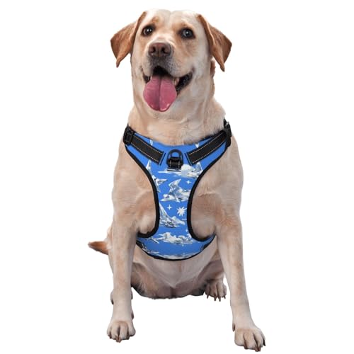 Flying Alien Bird Hundegeschirr – ausgestattet mit reflektierenden Haustiergurten und Schnellverschluss-Schnallen, geeignet für alle Arten von Hunden Flying Alien Bird Hundegeschirr – ausgestattet mit reflektierenden Haustiergurten und Schnellverschluss-Schnallen, geeignet für alle Arten von Hunden von KIRROWE