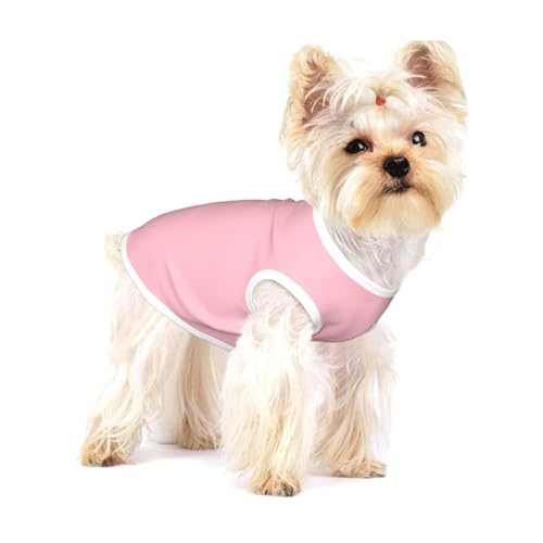 Hunde-Shirt aus natürlicher Baumwolle, weich, atmungsaktiv, für Hunde, Katzen, Jungen, Mädchen, Haustier-T-Shirt, geeignet für kleine Haustiere von KIRROWE