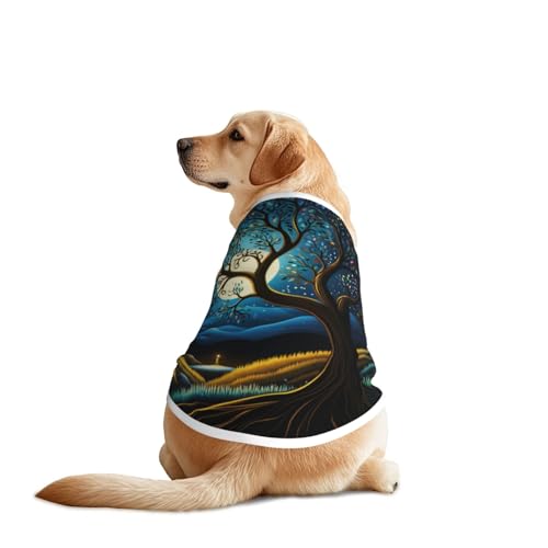 Hunde-Shirt für große und mittelgroße Hunde, atmungsaktives Netzgewebe, perfekt für den täglichen Gebrauch und besondere Anlässe Hunde-Shirt für große und mittelgroße Hunde, atmungsaktives Netzgewebe, perfekt für den täglichen Gebrauch und besondere Anlässe von KIRROWE
