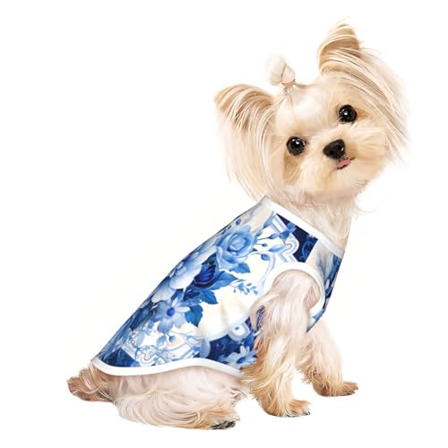Hunde-Shirt für kleine Hunde, weich, atmungsaktiv, für Hunde, Katzen, Jungen, Mädchen, Haustier-T-Shirt, geeignet für kleine Haustiere von KIRROWE