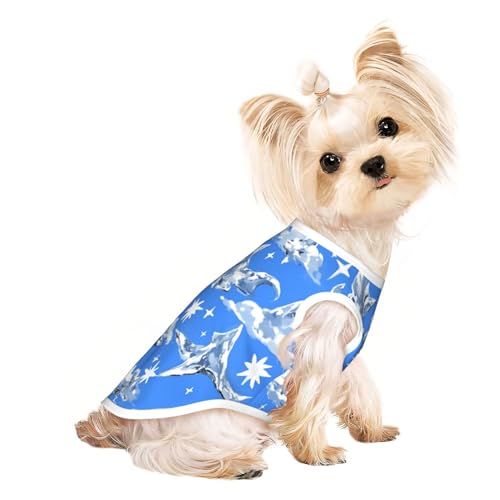Hunde-Shirt mit fliegendem Alien-Vogel, weich, atmungsaktiv, für Hunde, Katzen, Jungen, Mädchen, Haustier-T-Shirt, geeignet für kleine Haustiere Hunde-Shirt mit fliegendem Alien-Vogel, weich, atmungsaktiv, für Hunde, Katzen, Jungen, Mädchen, Haustier-T-Shirt, geeignet für kleine Haustiere von KIRROWE