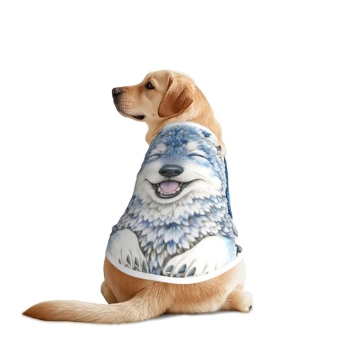 Hundeshirt für große und mittelgroße Hunde, Netzstoff, atmungsaktiv, perfekt für den täglichen Gebrauch und besondere Anlässe Hundeshirt für große und mittelgroße Hunde, Netzstoff, atmungsaktiv, perfekt für den täglichen Gebrauch und besondere Anlässe von KIRROWE