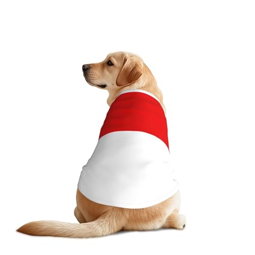 Hundeshirt mit Flagge von Hessen für große und mittelgroße Hunde, atmungsaktives Netzgewebe, perfekt für den täglichen Gebrauch und besondere Anlässe Hundeshirt mit Flagge von Hessen für große und mittelgroße Hunde, atmungsaktives Netzgewebe, perfekt für den täglichen Gebrauch und besondere Anlässe von KIRROWE