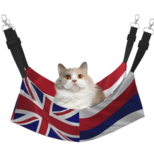 KIRROWE Flagge von Hawaii Amerikanische wendbare Katzenhängematte, doppelseitige Haustierkäfig-Hängematte zum Aufhängen, Bett, Ruheunterlage für kleine Tiere KIRROWE Flagge von Hawaii Amerikanische wendbare Katzenhängematte, doppelseitige Haustierkäfig-Hängematte zum Aufhängen, Bett, Ruheunterlage für kleine Tiere von KIRROWE