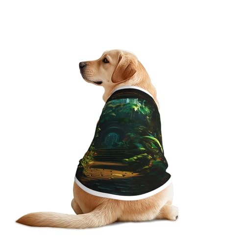 Mirage Forest Hunde-Shirt für große und mittelgroße Hunde – atmungsaktives Haustier-T-Shirt, perfekt für den Alltag und besondere Anlässe Mirage Forest Hunde-Shirt für große und mittelgroße Hunde – atmungsaktives Haustier-T-Shirt, perfekt für den Alltag und besondere Anlässe von KIRROWE