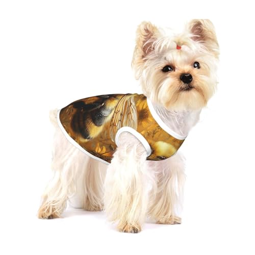 Nectar Hunde-Shirt aus Baumwolle, weich, atmungsaktiv, für Hunde, Katzen, Jungen, Mädchen, Haustier-T-Shirt, geeignet für kleine Haustiere von KIRROWE
