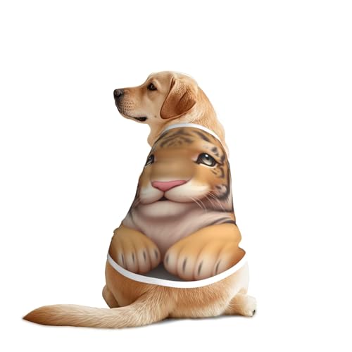 Niedliches Hunde-Shirt für große und mittelgroße Hunde – atmungsaktives Netzgewebe, perfekt für den Alltag und besondere Anlässe von KIRROWE