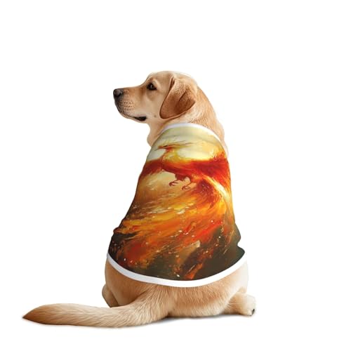 Phoenix Hunde-Shirt für große und mittelgroße Hunde – atmungsaktives Haustier-T-Shirt, perfekt für den Alltag und besondere Anlässe Phoenix Hunde-Shirt für große und mittelgroße Hunde – atmungsaktives Haustier-T-Shirt, perfekt für den Alltag und besondere Anlässe von KIRROWE