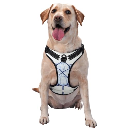 Schöne Lotusblume Hundegeschirr – ausgestattet mit reflektierenden Trägern für Haustiere und Schnellverschluss – geeignet für alle Arten von Hunden Schöne Lotusblume Hundegeschirr – ausgestattet mit reflektierenden Trägern für Haustiere und Schnellverschluss – geeignet für alle Arten von Hunden von KIRROWE