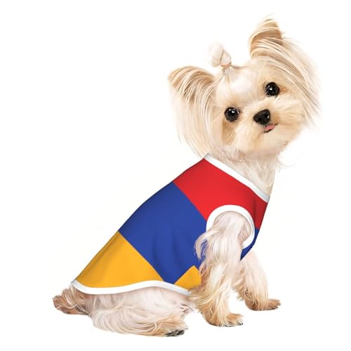T-Shirt für kleine Hunde, weich, atmungsaktiv, für Hunde, Katzen, Jungen, Mädchen, geeignet für kleine Haustiere von KIRROWE