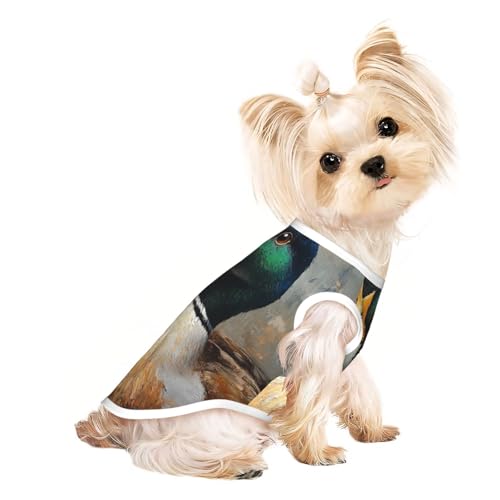 T-Shirt für kleine Hunde, weich, atmungsaktiv, für Hunde, Katzen, Jungen, Mädchen, geeignet für kleine Haustiere von KIRROWE