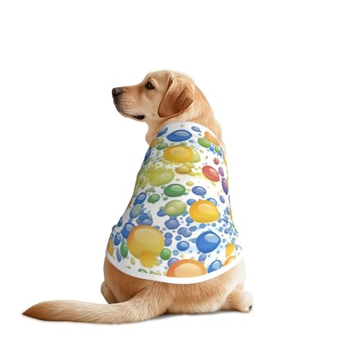 The Kingdom of Bubbles Hunde-Shirt für große und mittelgroße Hunde, atmungsaktives Netzgewebe, perfekt für den täglichen Gebrauch und besondere Anlässe von KIRROWE