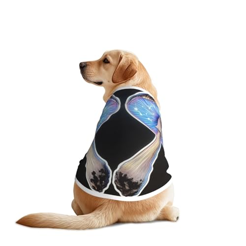 Two Mushrooms Hunde-Shirt für große und mittelgroße Hunde, atmungsaktives Netzgewebe, perfekt für den täglichen Gebrauch und besondere Anlässe von KIRROWE