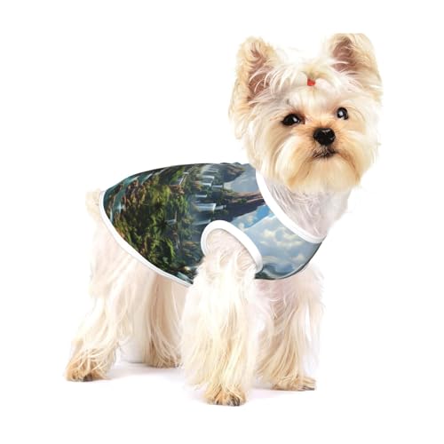 Wonderland Hunde-Shirt aus Baumwolle, weich, atmungsaktiv, für Hunde, Katzen, Jungen, Mädchen, Haustier-T-Shirt, geeignet für kleine Haustiere Wonderland Hunde-Shirt aus Baumwolle, weich, atmungsaktiv, für Hunde, Katzen, Jungen, Mädchen, Haustier-T-Shirt, geeignet für kleine Haustiere von KIRROWE