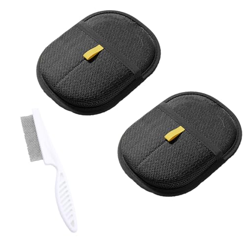 3er-Set Tierhaarentferner-Handschuh + Bürste – Fellmagnet für Hunde & Katzen – Haarentferner für Sofa, Kleidung & Auto 3er-Set Tierhaarentferner-Handschuh + Bürste – Fellmagnet für Hunde & Katzen – Haarentferner für Sofa, Kleidung & Auto von KIRVOS