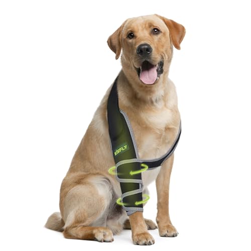 KISFLY Vorderbeinbandage für Hunde, gegen Arthrose, Ellenbogen, Hygroma, Dysplasie, Schulterluxation, Ellenbogen, Schwielen, Hunde-Ellenbogenschutz, verhindert Lecken von Wunden, mit reflektierendem KISFLY Vorderbeinbandage für Hunde, gegen Arthrose, Ellenbogen, Hygroma, Dysplasie, Schulterluxation, Ellenbogen, Schwielen, Hunde-Ellenbogenschutz, verhindert Lecken von Wunden, mit reflektierendem von KISFLY
