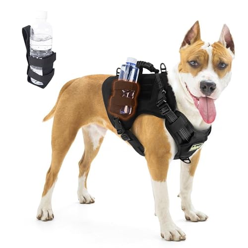 Taktisches Hundegeschirr mit reflektierendem Material, Verstellbares, strapazierfähiges No Pull Geschirr, Reißfeste Hunde Taktische Weste mit Griff, Atmungsaktive Outdoor-Ausrüstung für Training Taktisches Hundegeschirr mit reflektierendem Material, Verstellbares, strapazierfähiges No Pull Geschirr, Reißfeste Hunde Taktische Weste mit Griff, Atmungsaktive Outdoor-Ausrüstung für Training von KISFLY