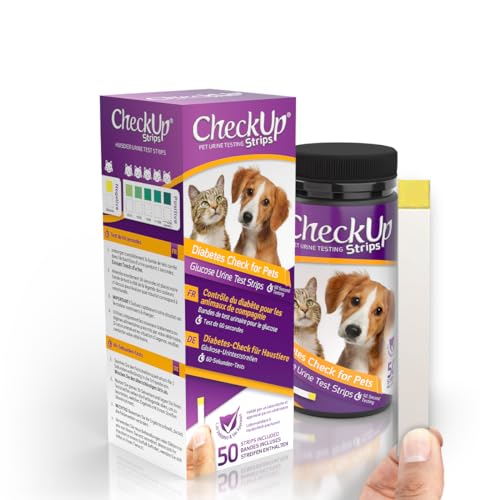 KIT4CAT CheckUp Glukose Urin Teststreifen für Katzen und Hunde - Nachweis des Glukosespiegels x 50 KIT4CAT CheckUp Glukose Urin Teststreifen für Katzen und Hunde - Nachweis des Glukosespiegels x 50 von KIT4CAT
