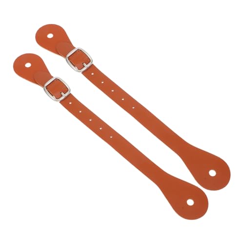 KITANDOVE Verstellbare Fersenriemen für Reitsport-Sporenhalter für Männer und Frauen Leder-Reitsporenriemen einzelne Sporenriemen Zubehör von KITANDOVE