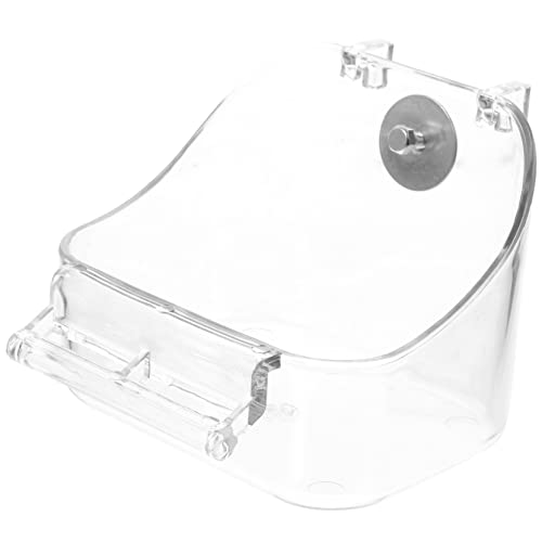 KITANDOVE 1satz Hängende Vogelbadewanne Für Vögel Multifunktionale Käfig Dusche Aus Transparentem Material Geeignet Für Wellensittiche Und Papageien Praktisches Vogelbad Zubehör KITANDOVE 1satz Hängende Vogelbadewanne Für Vögel Multifunktionale Käfig Dusche Aus Transparentem Material Geeignet Für Wellensittiche Und Papageien Praktisches Vogelbad Zubehör von KITANDOVE
