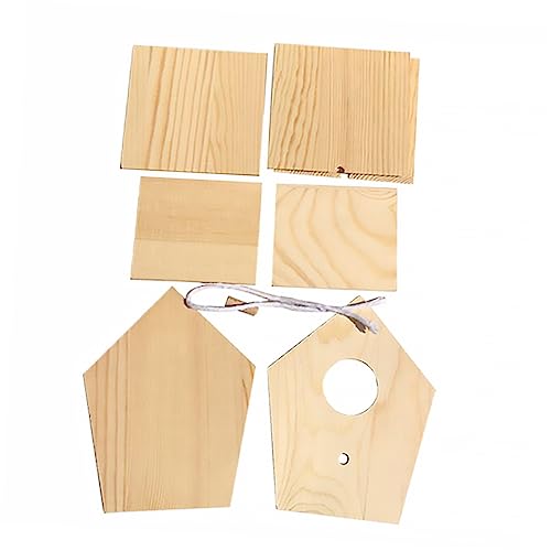 KITANDOVE Vogelhäuser für draußen großes Vogelnesthaus-Kit aus Holz zartes Vogelhaus-Kit KITANDOVE Vogelhäuser für draußen großes Vogelnesthaus-Kit aus Holz zartes Vogelhaus-Kit von KITANDOVE