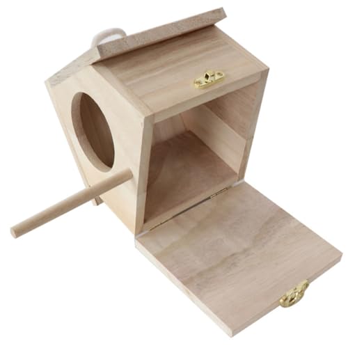 KITANDOVE Holz-vogelhaus Vogelhaus Aus Holz Vogelnest Für Haustiere Hängendes Schlafnest Für Vögel Gemütlicher Wohnraum KITANDOVE Holz-vogelhaus Vogelhaus Aus Holz Vogelnest Für Haustiere Hängendes Schlafnest Für Vögel Gemütlicher Wohnraum von KITANDOVE