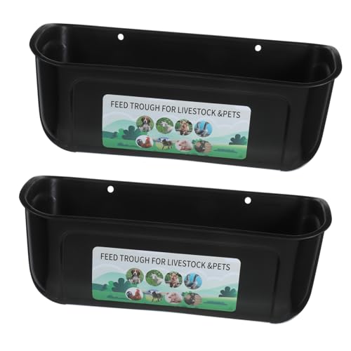 KITANDOVE 2 Stück Automatischer Futterautomat für Hühner und Geflügel Großer Futtertrog Platzsparend Reinigen für Fütterung von Gänsen und Ziegen KITANDOVE 2 Stück Automatischer Futterautomat für Hühner und Geflügel Großer Futtertrog Platzsparend Reinigen für Fütterung von Gänsen und Ziegen von KITANDOVE