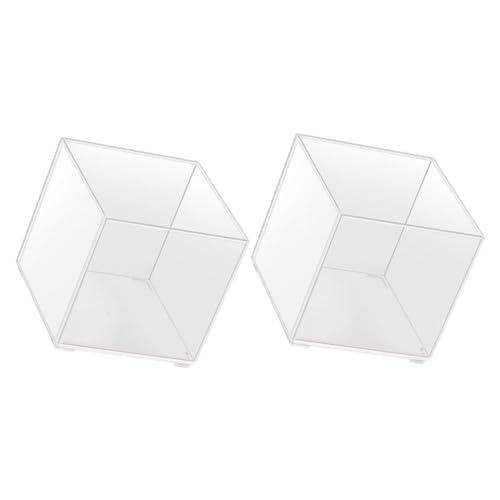 KITANDOVE 2st Hydrokultur-pflanzenutensilien Deko Vase Links DIY Plastikgefäß Kunststoffbehälter Für Terrarien Transparentes Gefäß Klares Terrarium Leeres Plastikgefäß Leeres Terrarium Pp von KITANDOVE