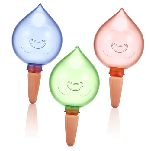 KITANDOVE Bewässerungsgeräte Für Pflanzen Selbstbewässernde Kugeln Wassertropfen 3 Einzigartige Farben Für Einfache Handhabung von KITANDOVE