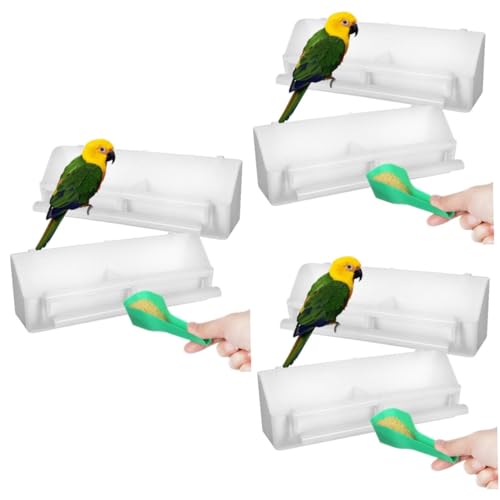 KITANDOVE 3 Sets Papagei Feeder Bowl Set Vogel Käfig Wasser Feeder Lebensmittel Container KITANDOVE 3 Sets Papagei Feeder Bowl Set Vogel Käfig Wasser Feeder Lebensmittel Container von KITANDOVE