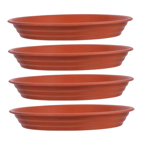 KITANDOVE 4 Stück Kunststoff Untersetzer für Blumentöpfe Wasserspeicher mit Innendurchmesser für Innen und Außenpflanzen Praktische und Wiederverwendbare Tropfschalen Terracotta KITANDOVE 4 Stück Kunststoff Untersetzer für Blumentöpfe Wasserspeicher mit Innendurchmesser für Innen und Außenpflanzen Praktische und Wiederverwendbare Tropfschalen Terracotta von KITANDOVE