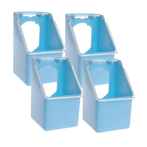 KITANDOVE 4 Stück Taubenfutterautomat Komiker Futterspender Taubenfutterhaus Für Käfige Wasserspender Für Tauben Wachtelfutterhäuschen Außerhalb des Käfigs Abs Comederos Spülwanne Pp Blue KITANDOVE 4 Stück Taubenfutterautomat Komiker Futterspender Taubenfutterhaus Für Käfige Wasserspender Für Tauben Wachtelfutterhäuschen Außerhalb des Käfigs Abs Comederos Spülwanne Pp Blue von KITANDOVE