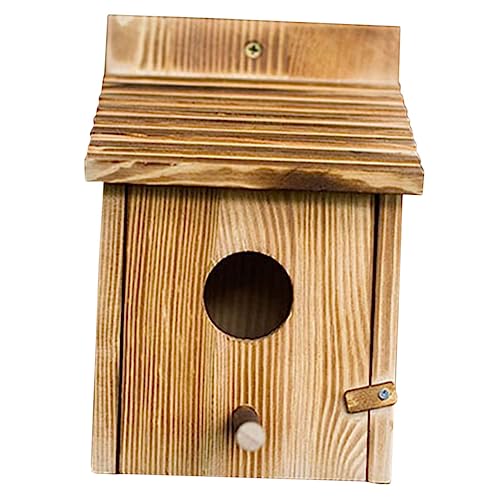 KITANDOVE Hängendes Vogelschlafnest Vogelzuchtnest Vogelhaus Aus Holz Dekoration Für Den Außenbereich Gartendekoration Robustes Atmungsaktives Design KITANDOVE Hängendes Vogelschlafnest Vogelzuchtnest Vogelhaus Aus Holz Dekoration Für Den Außenbereich Gartendekoration Robustes Atmungsaktives Design von KITANDOVE
