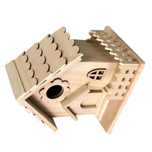 KITANDOVE Vogelhaus- für den Außenbereich Heimdekoration Vogelhaus-Set ländliches Vogelhaus Holzschmuck für die Dekoration KITANDOVE Vogelhaus- für den Außenbereich Heimdekoration Vogelhaus-Set ländliches Vogelhaus Holzschmuck für die Dekoration von KITANDOVE