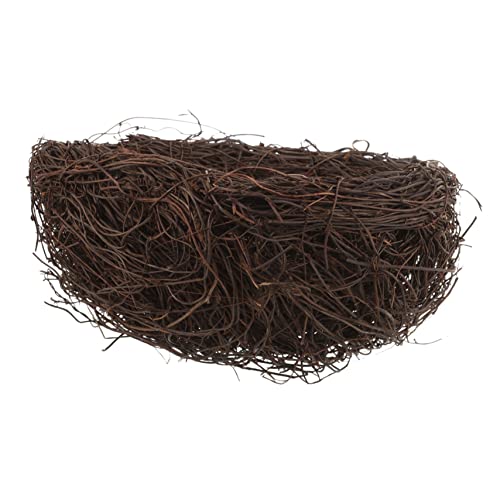 KITANDOVE Künstliches Vogelnest Rattan dekorative Gartendekoration Vögel nisten simuliertes Nisten Vogelhaus KITANDOVE Künstliches Vogelnest Rattan dekorative Gartendekoration Vögel nisten simuliertes Nisten Vogelhaus von KITANDOVE