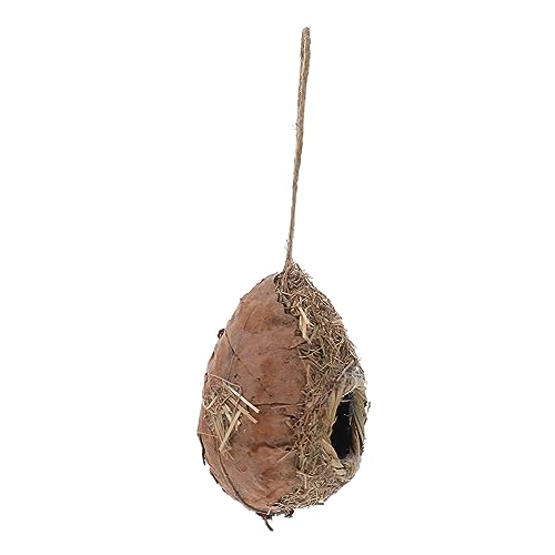 KITANDOVE Vogelnest aus Stroh Vogelnest im pastoralen Stil Vogelhaus-Anhänger Türdekoration Vogelkäfig im Freien tierbedarf pet Supplies Garten vogelnest gartenvögel nisten Gras Chocolate KITANDOVE Vogelnest aus Stroh Vogelnest im pastoralen Stil Vogelhaus-Anhänger Türdekoration Vogelkäfig im Freien tierbedarf pet Supplies Garten vogelnest gartenvögel nisten Gras Chocolate von KITANDOVE