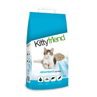 Kitty Friend Absorbents Kattenbakvulling-10 LTR von KITTY FRIEND
